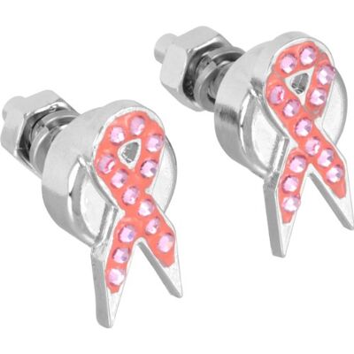BELL Automotive 22-1-46458-8 'Pink Ribbon' License Plate Fastener, Multi, One Size BELL Automotive 22-1-46458-8 'Pink Ribbon' License Plate Fastener, Multi, One Size