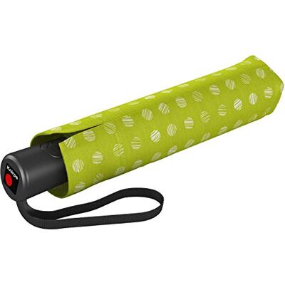 Knirps Parapluie de Poche A.200 Medium Duomatic Compact et résistant aux tempêtes Testé en soufflerie, Pinta Lime, One Size, Pois Knirps Parapluie de Poche A.200 Medium Duomatic Compact et résistant aux tempêtes Testé en soufflerie, Pinta Lime, One Size, Pois