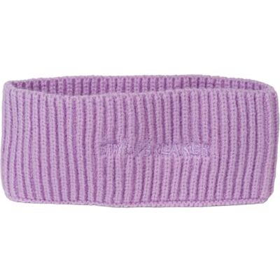 styleBREAKER 04026068 Bandeau en tricot pour femme avec motif nervuré, logo brodé, bandeau d'hiver chaud, couleur : lilas styleBREAKER 04026068 Bandeau en tricot pour femme avec motif nervuré, logo brodé, bandeau d'hiver chaud, couleur : lilas