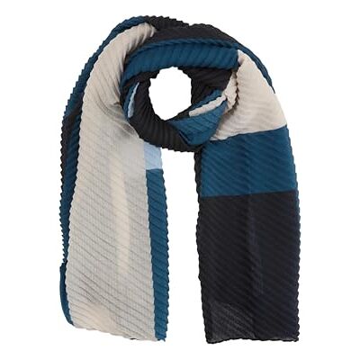 TOM TAILOR Écharpe Foulard, Taille unique, Bleu Geométrique, Polyester, Design Géométrique Bleu TOM TAILOR Écharpe Foulard, Taille unique, Bleu Geométrique, Polyester, Design Géométrique Bleu
