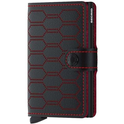 Secrid Miniwallet Noir-Rouge Taille Unique Unisexe Adultes, Noir Rouge, Taille unique, Moderne Secrid Miniwallet Noir-Rouge Taille Unique Unisexe Adultes, Noir Rouge, Taille unique, Moderne