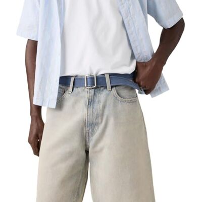 Levi's Ceintures en coton délavé pour homme, indigo, femme, 70 Levi's Ceintures en coton délavé pour homme, indigo, femme, 70