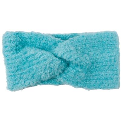 styleBREAKER Bandeau tricoté pour femme avec motif en maille côtelée et nœud torsadé, aspect boucle, bandeau d'hiver chaud, 04026063, couleur : turquoise styleBREAKER Bandeau tricoté pour femme avec motif en maille côtelée et nœud torsadé, aspect boucle, bandeau d'hiver chaud, 04026063, couleur : turquoise