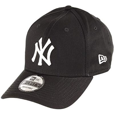 New Era New York Yankees MLB Rear Logo Black/White 9Forty Adjustable Cap New Era New York Yankees MLB Rear Logo Black/White 9Forty Adjustable Cap