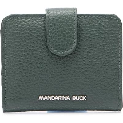 Mandarina Duck Mellow Leather Wallet, Accessoires de voyage pour femme, taille unique, Pin vert, Taglia Unica Mandarina Duck Mellow Leather Wallet, Accessoires de voyage pour femme, taille unique, Pin vert, Taglia Unica