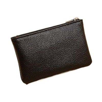 HKABCXT Petit porte-monnaie 3 pièces petit portefeuille pour femme avec fermeture éclair, porte-cartes, sac de rangement clés, portefeuille court PU pour, noir, Talla única, One Style HKABCXT Petit porte-monnaie 3 pièces petit portefeuille pour femme avec fermeture éclair, porte-cartes, sac de rangement clés, portefeuille court PU pour, noir, Talla única, One Style