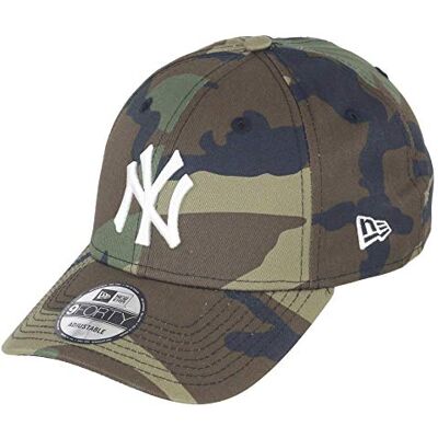 New Era New York Yankees 9forty Adjustable Snapback Cap MLB Essential Camo Camouflage/White One-Size New Era New York Yankees 9forty Adjustable Snapback Cap MLB Essential Camo Camouflage/White One-Size