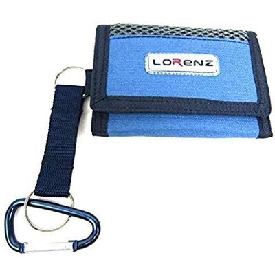Générique Unisexe Toile Sports Portefeuille Ceinture Boucle, Bleu Générique Unisexe Toile Sports Portefeuille Ceinture Boucle, Bleu