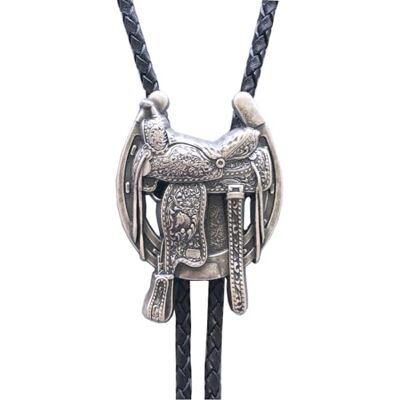 ARTICAL HEART Bolo Cravate vintage en forme de fer à cheval Argenté, Large, Métal, Sans pierre ARTICAL HEART Bolo Cravate vintage en forme de fer à cheval Argenté, Large, Métal, Sans pierre