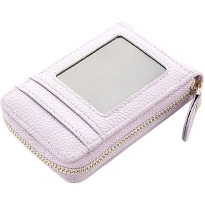 CYMMIYT Porte-monnaie court en cuir synthétique avec fermeture éclair pour femme, K3219 Violet, One Size, Style unique CYMMIYT Porte-monnaie court en cuir synthétique avec fermeture éclair pour femme, K3219 Violet, One Size, Style unique