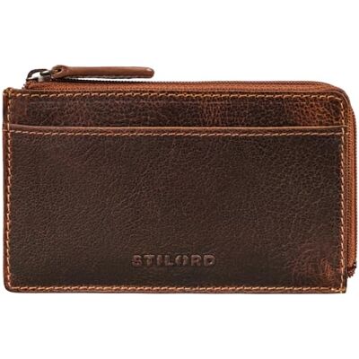 STILORD "Ano" Vintage Pochette Porte Clef Cuir 3-en-1 Porte-clés Mini Porte-Monnaie et Porte-Cartes en Cuir Véritable Couleur:luino marron STILORD "Ano" Vintage Pochette Porte Clef Cuir 3-en-1 Porte-clés Mini Porte-Monnaie et Porte-Cartes en Cuir Véritable Couleur:luino marron