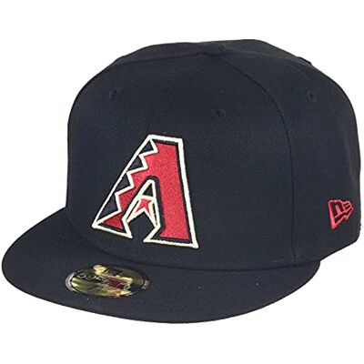 New Era Casquette 59Fifty Emea DiamondbacksEra Femme/Homme fitted de baseball visiere plate ferme a l’arriere, avec printemps-ete Printemps Ete Automne Hiver 7 5/8 (60,6 cm) noir New Era Casquette 59Fifty Emea DiamondbacksEra Femme/Homme fitted de baseball visiere plate ferme a l’arriere, avec printemps-ete Printemps Ete Automne Hiver 7 5/8 (60,6 cm) noir