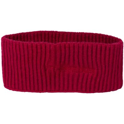 styleBREAKER 04026068 Bandeau en tricot pour femme avec motif nervuré, logo brodé, bandeau d'hiver chaud, couleur : rouge bordeaux styleBREAKER 04026068 Bandeau en tricot pour femme avec motif nervuré, logo brodé, bandeau d'hiver chaud, couleur : rouge bordeaux