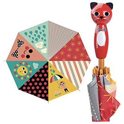 Vilac 7732 Parapluie pour chat, multicolore, taille unique Vilac 7732 Parapluie pour chat, multicolore, taille unique