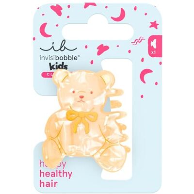Invisibobble Pince à cheveux Kids Clipstar Teddy Tails (1 pièce) – pince à cheveux bébé avec design ourson – clip pour brins et petites coiffures Invisibobble Pince à cheveux Kids Clipstar Teddy Tails (1 pièce) – pince à cheveux bébé avec design ourson – clip pour brins et petites coiffures