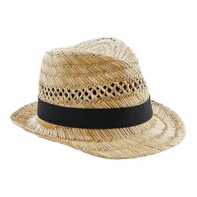 Beechfield B730 Straw Summer Trilby Beechfield B730 Straw Summer Trilby