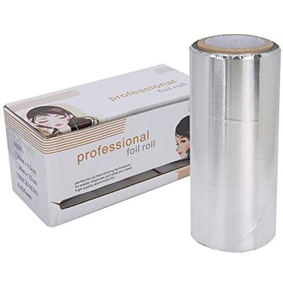 Brrnoo 30m Coiffure Papier D'aluminium pour Teinture Cheveux, Perming Feuille Styling Outil Accessoire, Argent Papier D'argent Capuchon de Couleur Brrnoo 30m Coiffure Papier D'aluminium pour Teinture Cheveux, Perming Feuille Styling Outil Accessoire, Argent Papier D'argent Capuchon de Couleur