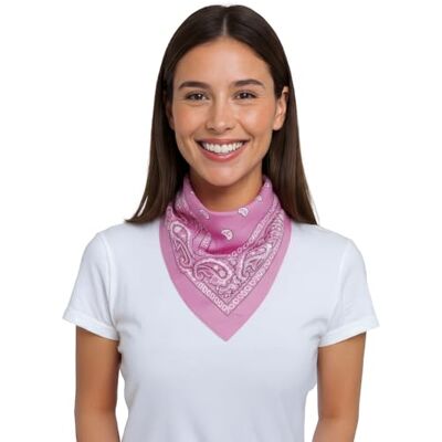 FIESTAS GUIRCA Foulard en jean rose FIESTAS GUIRCA Foulard en jean rose