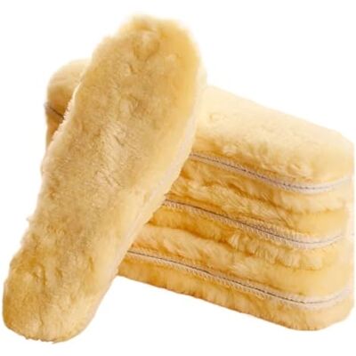 YGMNQAL Lot de 2 paires de semelles thermiques épaisses en peluche naturelle pour homme et femme Taille 35-45 (YL, 36) YGMNQAL Lot de 2 paires de semelles thermiques épaisses en peluche naturelle pour homme et femme Taille 35-45 (YL, 36)
