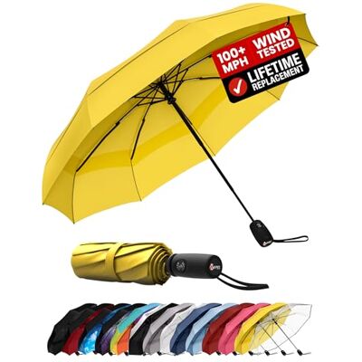 Repel Umbrella Parapluie Parapluie de poche Ouverture et fermeture automatique Petit, compact, léger, solide, coupe-vent et résistant aux tempêtes pour hommes et femmes, Blue Sky, One Size Repel Umbrella Parapluie Parapluie de poche Ouverture et fermeture automatique Petit, compact, léger, solide, coupe-vent et résistant aux tempêtes pour hommes et femmes, Blue Sky, One Size