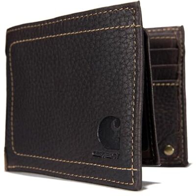 Carhartt Store bourse portefeuille en cuir avec le logo 61-2201, couleur:brun Carhartt Store bourse portefeuille en cuir avec le logo 61-2201, couleur:brun