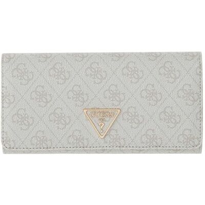 GUESS Portefeuille Laurel II SLG Flap Organizer Bone Logo Ivoire GUESS Portefeuille Laurel II SLG Flap Organizer Bone Logo Ivoire