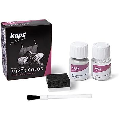 Kaps Colorant Avec Apprêt Pour Cuir Naturel Et Synthétique Et Textiles, Chaussures, Sacs, Préparations Et Couleurs Super, Peinture De Teinture, 70 Couleurs (101 Blanc) Kaps Colorant Avec Apprêt Pour Cuir Naturel Et Synthétique Et Textiles, Chaussures, Sacs, Préparations Et Couleurs Super, Peinture De Teinture, 70 Couleurs (101 Blanc)