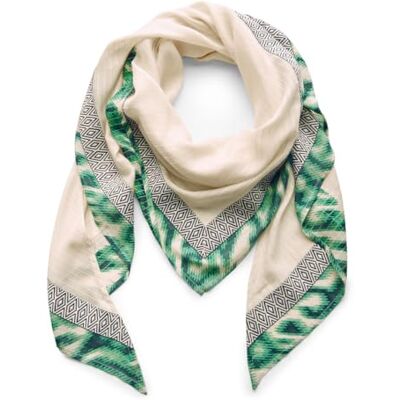 Street One A572772 Foulard triangulaire pour femme avec structure en coton beige, A, coton beige, A Street One A572772 Foulard triangulaire pour femme avec structure en coton beige, A, coton beige, A