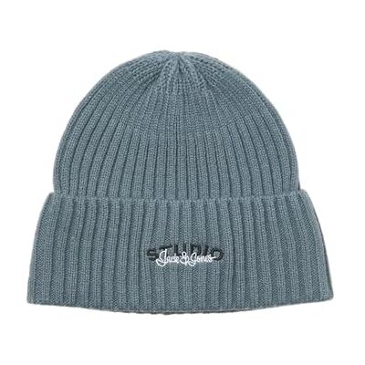 JACK & JONES Jacblack Friday Bonnet Bf pour homme, tempête, taille unique JACK & JONES Jacblack Friday Bonnet Bf pour homme, tempête, taille unique