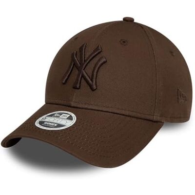 New Era New York Yankees MLB League Essential Ton sur Ton Marron 9Forty Casquette Ajustable pour Femmes New Era New York Yankees MLB League Essential Ton sur Ton Marron 9Forty Casquette Ajustable pour Femmes