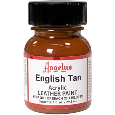 Angelus Peinture pour cuir 1 oz brun anglais Angelus Peinture pour cuir 1 oz brun anglais