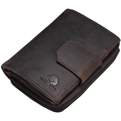Greenburry Vintage Revival Portefeuille en cuir pour femme Marron, Tabac, Einheitsgröße, Attribut non applicable au produit Greenburry Vintage Revival Portefeuille en cuir pour femme Marron, Tabac, Einheitsgröße, Attribut non applicable au produit