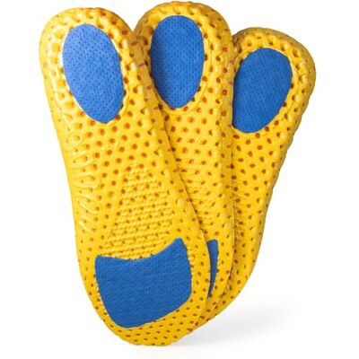 SULPO Lot de 3 paires de semelles pour pieds frais Semelles pour chaussures avec amorti supplémentaire Semelles de sport pour homme Semelles contre les odeurs de pieds Taille 37-38 SULPO Lot de 3 paires de semelles pour pieds frais Semelles pour chaussures avec amorti supplémentaire Semelles de sport pour homme Semelles contre les odeurs de pieds Taille 37-38