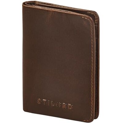STILORD "Ledo" Porte Carte en Cuir Véritable Mini Etui Carte élégant Portefeuille Cuir Protection RFID Femme Homme Porte Monnaie Slim Wallet Card Holder Pochette Carte Couleur:sonora cognac STILORD "Ledo" Porte Carte en Cuir Véritable Mini Etui Carte élégant Portefeuille Cuir Protection RFID Femme Homme Porte Monnaie Slim Wallet Card Holder Pochette Carte Couleur:sonora cognac