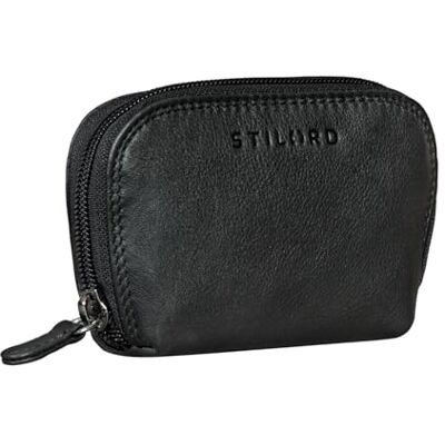 STILORD "Junis" Pochette Porte Clef Cuir Etui Clé RFID Sac a Cles avec Porte-Clés, Compartiment À Pièces Et Boîte Cadeau pour Homme et Femme Couleur:noir STILORD "Junis" Pochette Porte Clef Cuir Etui Clé RFID Sac a Cles avec Porte-Clés, Compartiment À Pièces Et Boîte Cadeau pour Homme et Femme Couleur:noir