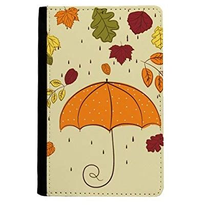 beatChong Porte-passeport en forme de feuilles pour parapluie et pluie, Multicolore, 3.7 inch x 5.8 inch beatChong Porte-passeport en forme de feuilles pour parapluie et pluie, Multicolore, 3.7 inch x 5.8 inch