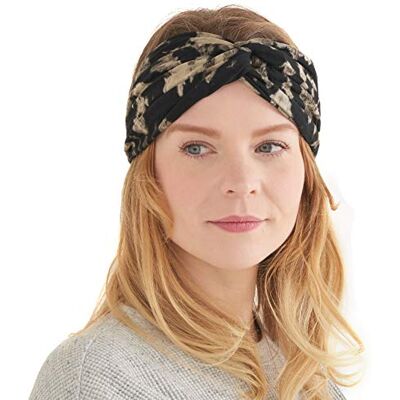 CHARM Tie Dye Bandeau d'été pour femme Style bohème Bandeau éponge et serre-tête hippie D CHARM Tie Dye Bandeau d'été pour femme Style bohème Bandeau éponge et serre-tête hippie D