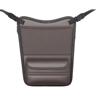 drburpily Porte-sacs de voiture élégant avec poche en filet pour sacs et mouchoirs, en cuir nappa. Rangement pour documents ou console centrale, Brun drburpily Porte-sacs de voiture élégant avec poche en filet pour sacs et mouchoirs, en cuir nappa. Rangement pour documents ou console centrale, Brun