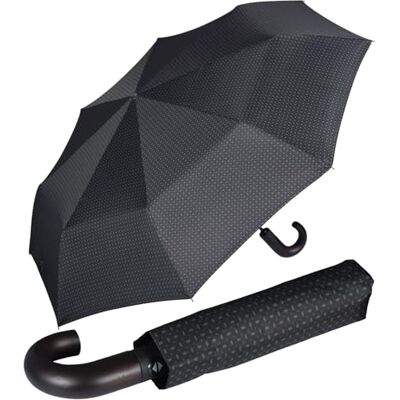 Doppler Parapluie de poche Fiber Magic Big Chester pour homme avec ouverture et fermeture automatique, Gris diamant, taille unique Doppler Parapluie de poche Fiber Magic Big Chester pour homme avec ouverture et fermeture automatique, Gris diamant, taille unique