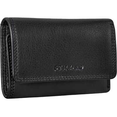 STILORD "Clay" Mini Porte-Monnaie Cuir avec Bloqueur RFID Petite Pochette à Clés Unisex Vintage Couleur:noir STILORD "Clay" Mini Porte-Monnaie Cuir avec Bloqueur RFID Petite Pochette à Clés Unisex Vintage Couleur:noir