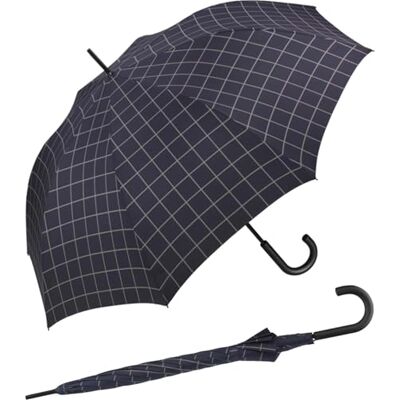 ESPRIT Gents Parapluie automatique pour homme, Bleu à carreaux, 115 cm ESPRIT Gents Parapluie automatique pour homme, Bleu à carreaux, 115 cm