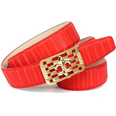 Crown Ledergürtel Ceinture Femme Crown Ledergürtel Ceinture Femme