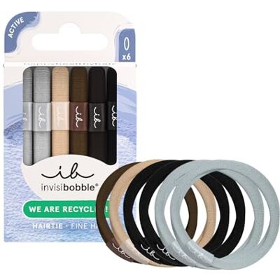 Invisibobble Hair TIE THIN Delicate Sustain (6 pièces) – Élastiques à cheveux sans couture pour femmes et filles – Maintien ferme pour le sport et les loisirs – Recyclé et doux pour les cheveux Invisibobble Hair TIE THIN Delicate Sustain (6 pièces) – Élastiques à cheveux sans couture pour femmes et filles – Maintien ferme pour le sport et les loisirs – Recyclé et doux pour les cheveux