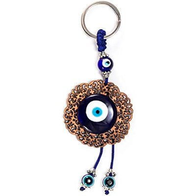 LZHLMCL Porte Clés Pendentif Fleur Charmes Porte Clés Créatif Sculpture sur Bois Porte Clés Verre Mauvais Œil Porte Clés pour Femmes Hommes Bijoux, One Color, Taille unique LZHLMCL Porte Clés Pendentif Fleur Charmes Porte Clés Créatif Sculpture sur Bois Porte Clés Verre Mauvais Œil Porte Clés pour Femmes Hommes Bijoux, One Color, Taille unique