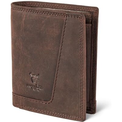 MATADOR #LUGO Portefeuille en cuir pour homme avec compartiment secret avec boîte cadeau élégante, portefeuille élégant pour homme, protection RFID, portefeuille de luxe pour homme, nombreux MATADOR #LUGO Portefeuille en cuir pour homme avec compartiment secret avec boîte cadeau élégante, portefeuille élégant pour homme, protection RFID, portefeuille de luxe pour homme, nombreux