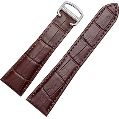 SAAWEE Claire Leather Belt London Bracelet de montre en cuir véritable pour homme Accessoires uniquement 25 mm SAAWEE Claire Leather Belt London Bracelet de montre en cuir véritable pour homme Accessoires uniquement 25 mm
