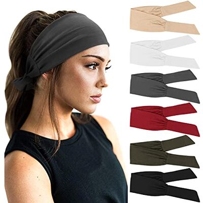 DRESHOW 6 Pièces Bandeau Cheveux pour Femme Yoga Courir Bandeaux Sport Entraînement Bandeaux Mignon Accessoire DRESHOW 6 Pièces Bandeau Cheveux pour Femme Yoga Courir Bandeaux Sport Entraînement Bandeaux Mignon Accessoire