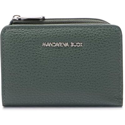 Mandarina Duck Mellow Leather Wallet, Accessoires de voyage pour femme, taille unique, Pin vert, Taglia Unica Mandarina Duck Mellow Leather Wallet, Accessoires de voyage pour femme, taille unique, Pin vert, Taglia Unica