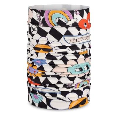 Buff Neckwear Original EcoStretch Écharpe tubulaire, multifonctionnelle, cou et tête, course à pied, marche, trekking, durable, léger pour enfants, taille unique multi Buff Neckwear Original EcoStretch Écharpe tubulaire, multifonctionnelle, cou et tête, course à pied, marche, trekking, durable, léger pour enfants, taille unique multi