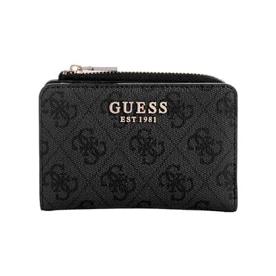 GUESS Laurel Porte-cartes zippé pour femme, Logo charbon, One Size, Laurel Étui à cartes zippé GUESS Laurel Porte-cartes zippé pour femme, Logo charbon, One Size, Laurel Étui à cartes zippé